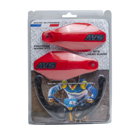 Protège Mains AVS BASIC Patte Plastique Rouge