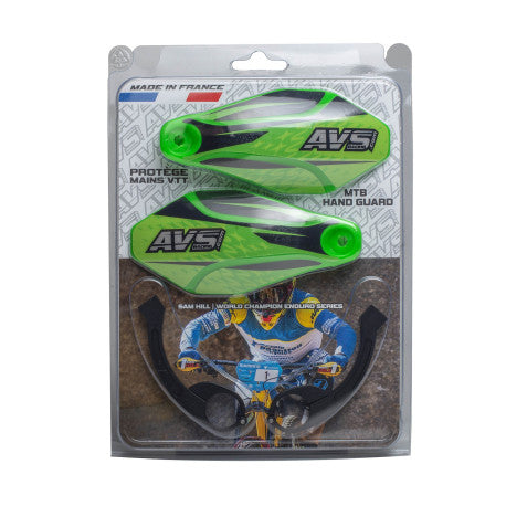 Protège Mains AVS KIT DECO Patte Alu Vert/Noir