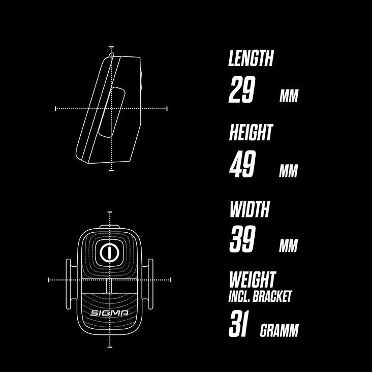 Éclairage Arrière SIGMA NYTE 10