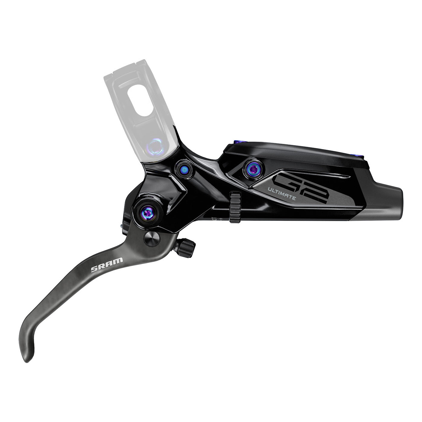 Levier Complet SRAM G2 Ultimate (A2) Noir Brillant Visserie Rainbow #11.5018.052.011