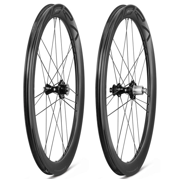 Paire De Roues Ambrosio Futura – Aluminium Argenté – Corps Roue Libre Campagnolo