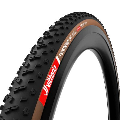 Pneu VITTORIA TERRENO T90 MUD 700x40c Gravel Endurance Tubeless Ready Souple Marron