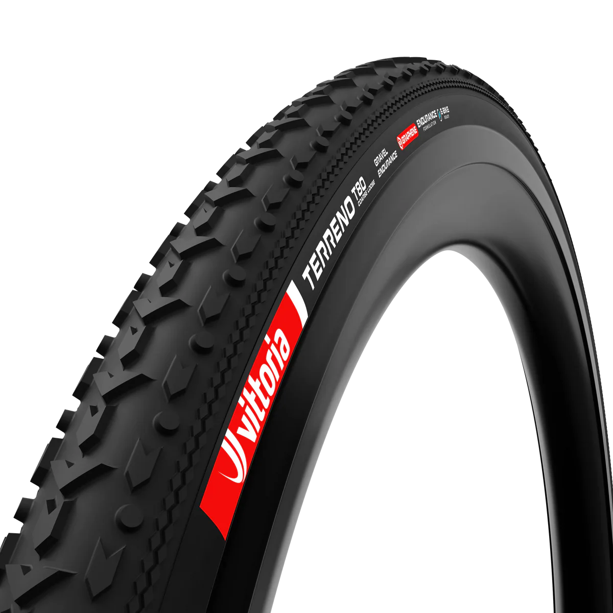 Pneu VITTORIA TERRENO T80 COARSE LOOSE 700x40c Gravel Endurance Tubeless Ready Souple Noir