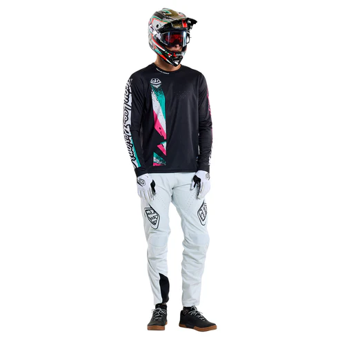 Maillot TROY LEE DESIGNS SPRINT FULL PULL Manches Longues Noir 2025