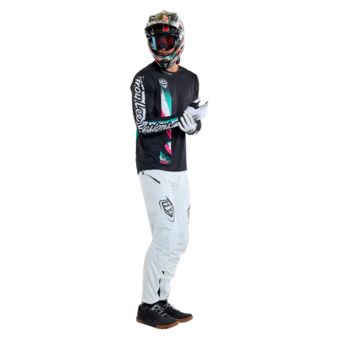 Maillot TROY LEE DESIGNS SPRINT FULL PULL Manches Longues Noir 2025
