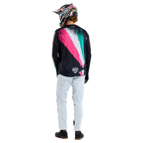 Maillot TROY LEE DESIGNS SPRINT FULL PULL Manches Longues Noir 2025