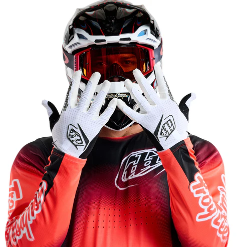 Gants TROY LEE DESIGNS AIR MONO Blanc