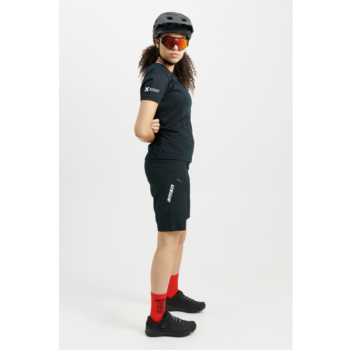 Short USWE HYBRID MTB Femme Noir