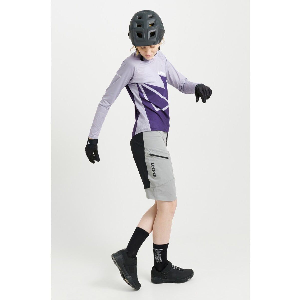 Maillot USWE BERG MTB Manches Longues Femme Lavande