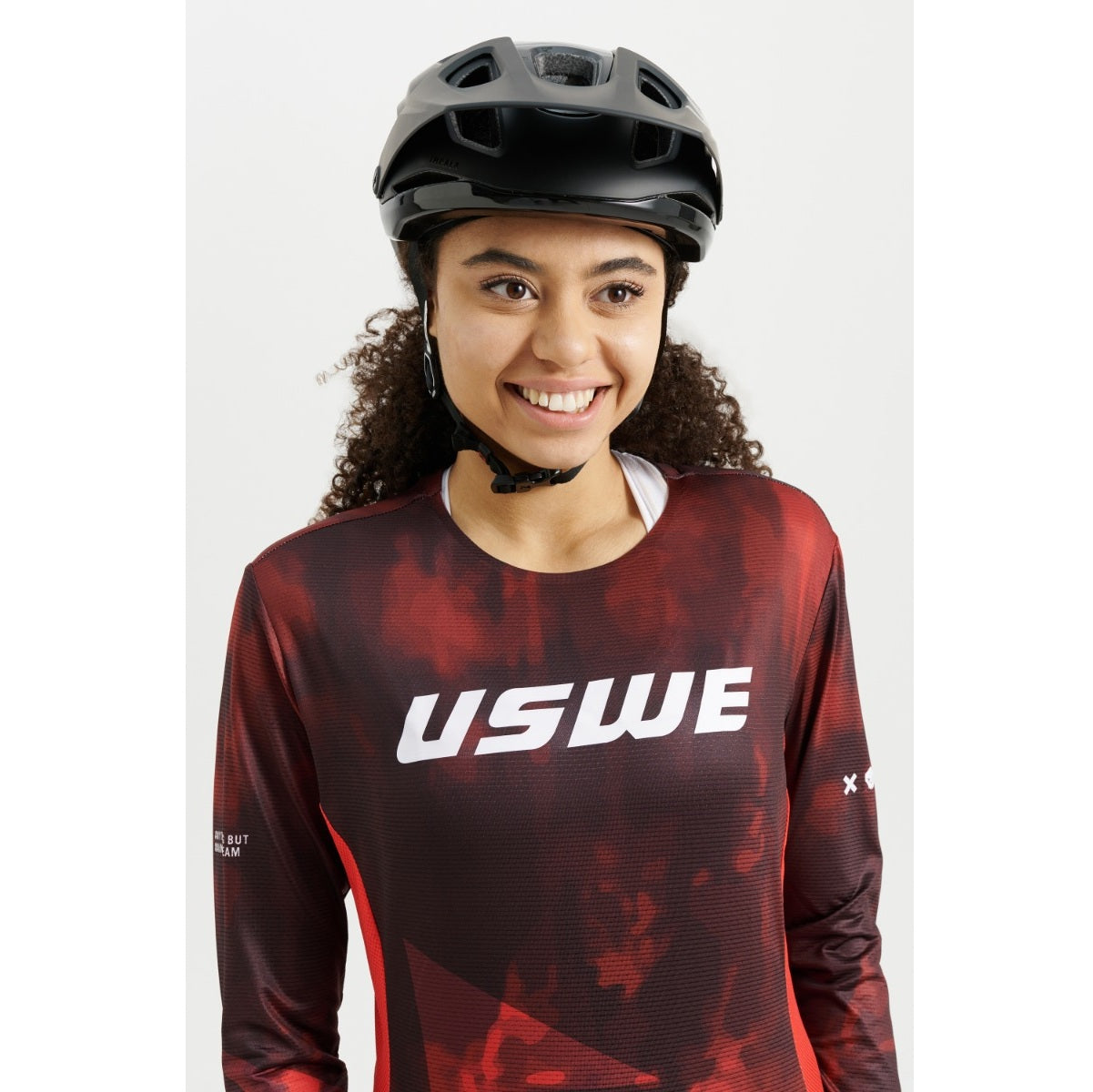Maillot USWE LUFTIG MTB Manches Longues Femme Rouge
