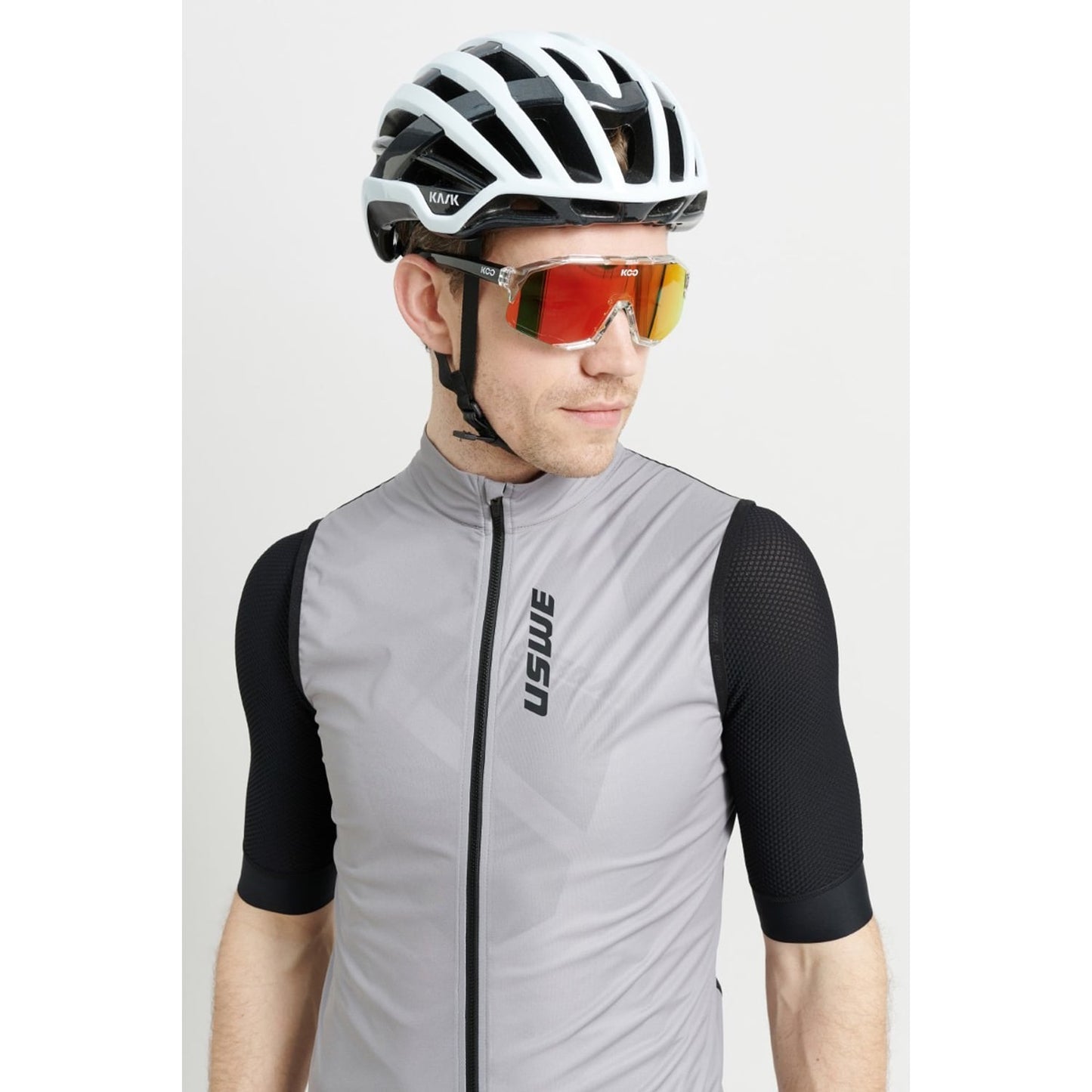 Veste Sans Manches USWE WIND GRAVEL Gris