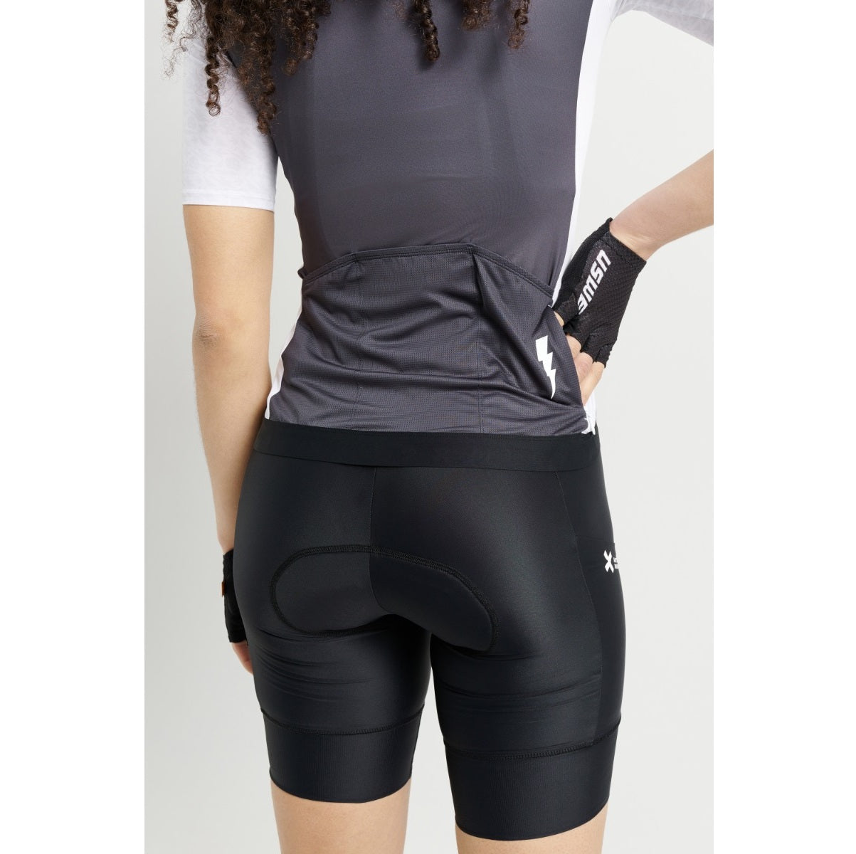 Maillot USWE GRUS GRAVEL Manches Courtes Femme Blanc