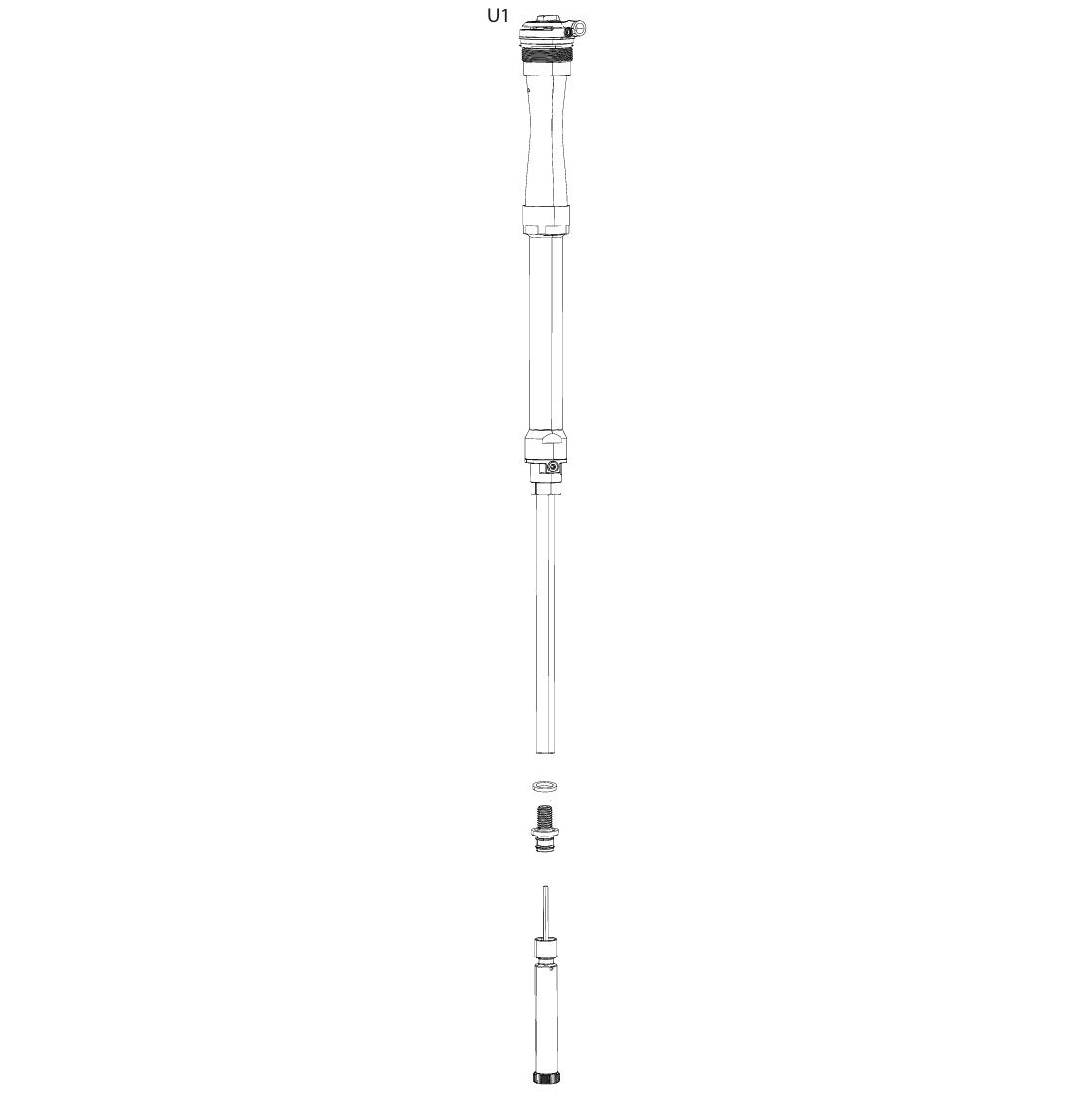Kit Upgrade Cartouche ROCKSHOX RACE DAY2 3P 32mm pour Fourche SID / SID SL 100-110mm B1+ / REBA 100mm  A7