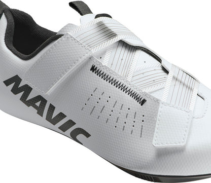 Chaussures Route MAVIC AKSIUM STRAP Blanc
