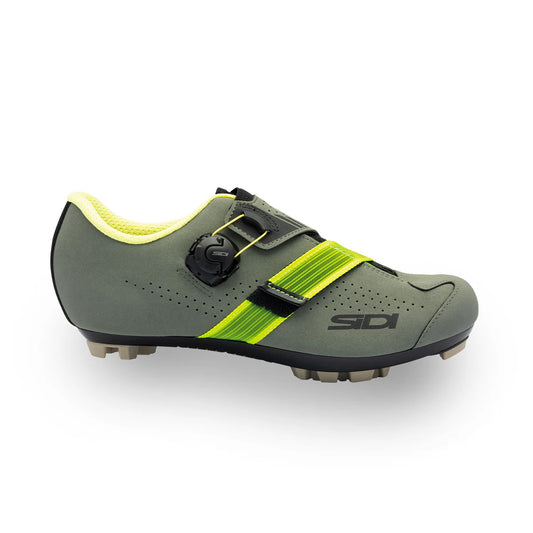 Chaussures VTT SIDI AERTIS Vert Military/Jaune