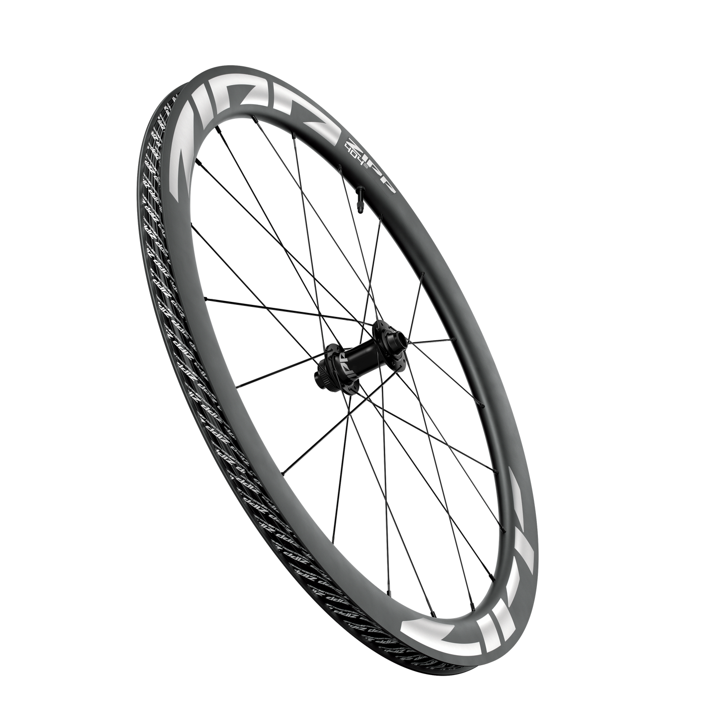 Paire de Roues ZIPP 404 S A1 Tubeless Ready (Center Lock) Noir/Blanc