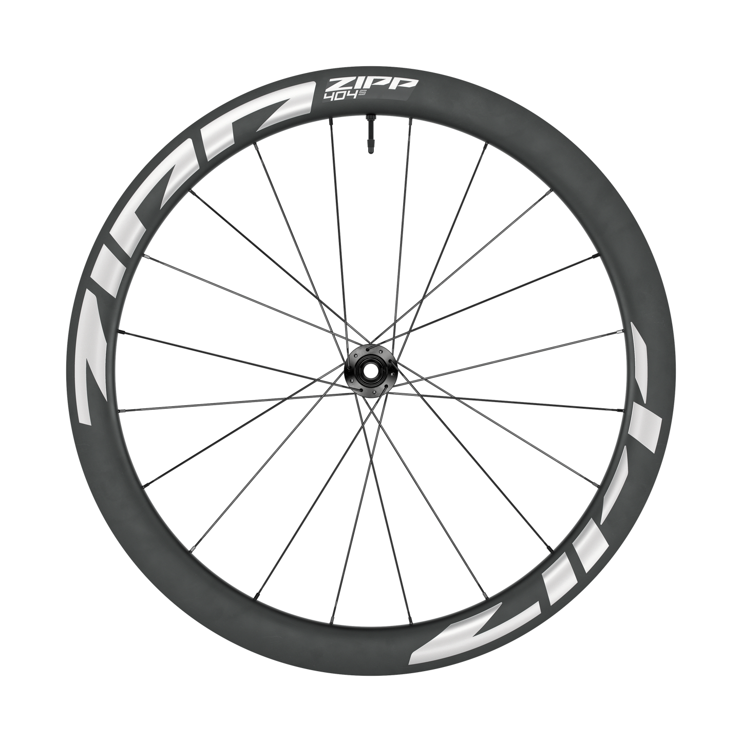 Paire de Roues ZIPP 404 S A1 Tubeless Ready (Center Lock) Noir/Blanc