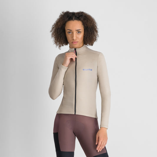 Maillot SPORTFUL SUPERGIARA WOOL Femme Manches Longues Beige