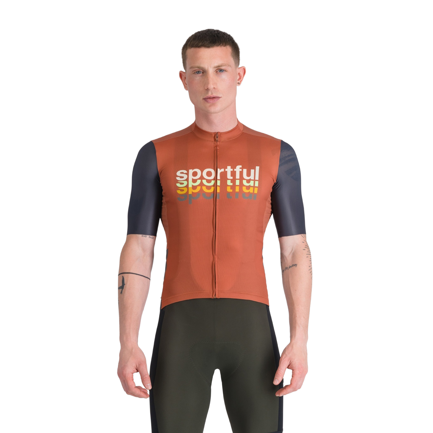Maillot SPORTFUL SUPERGIARA 2 LOGO Manches Courtes Orange