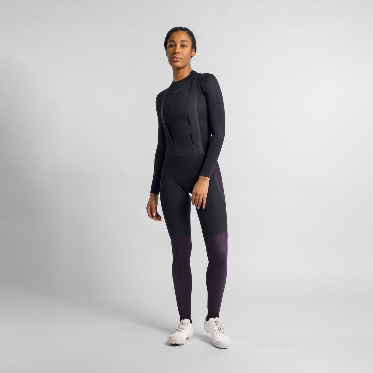Cuissard Long à Bretelles SPORTFUL SUPERGIARA 2 Femme Violet/Noir