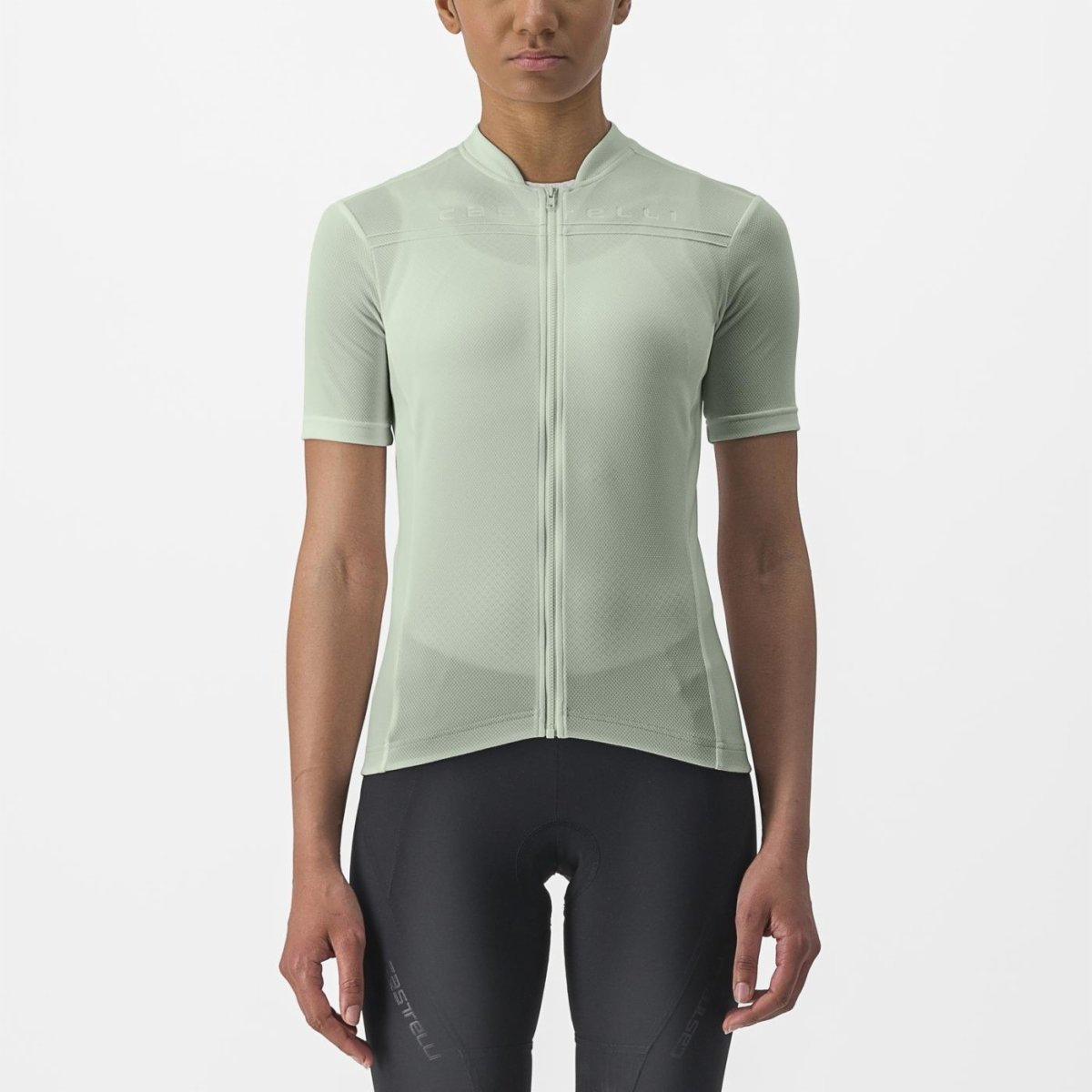 Maillot CASTELLI ANIMA 4 Femme Manches Courtes Vert