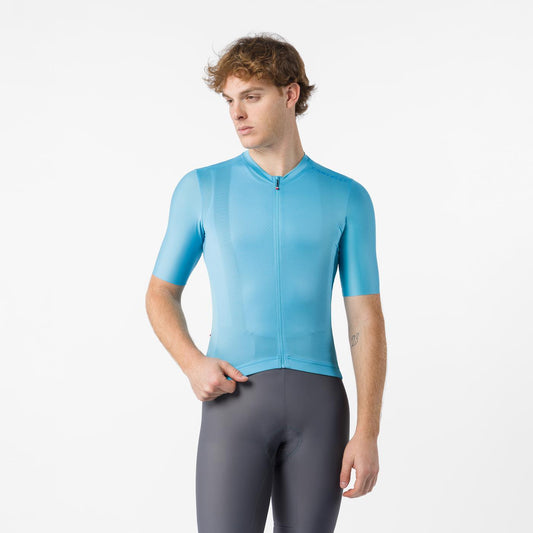 Maillot CASTELLI ESPRESSO 2 Manches Courtes Turquoise