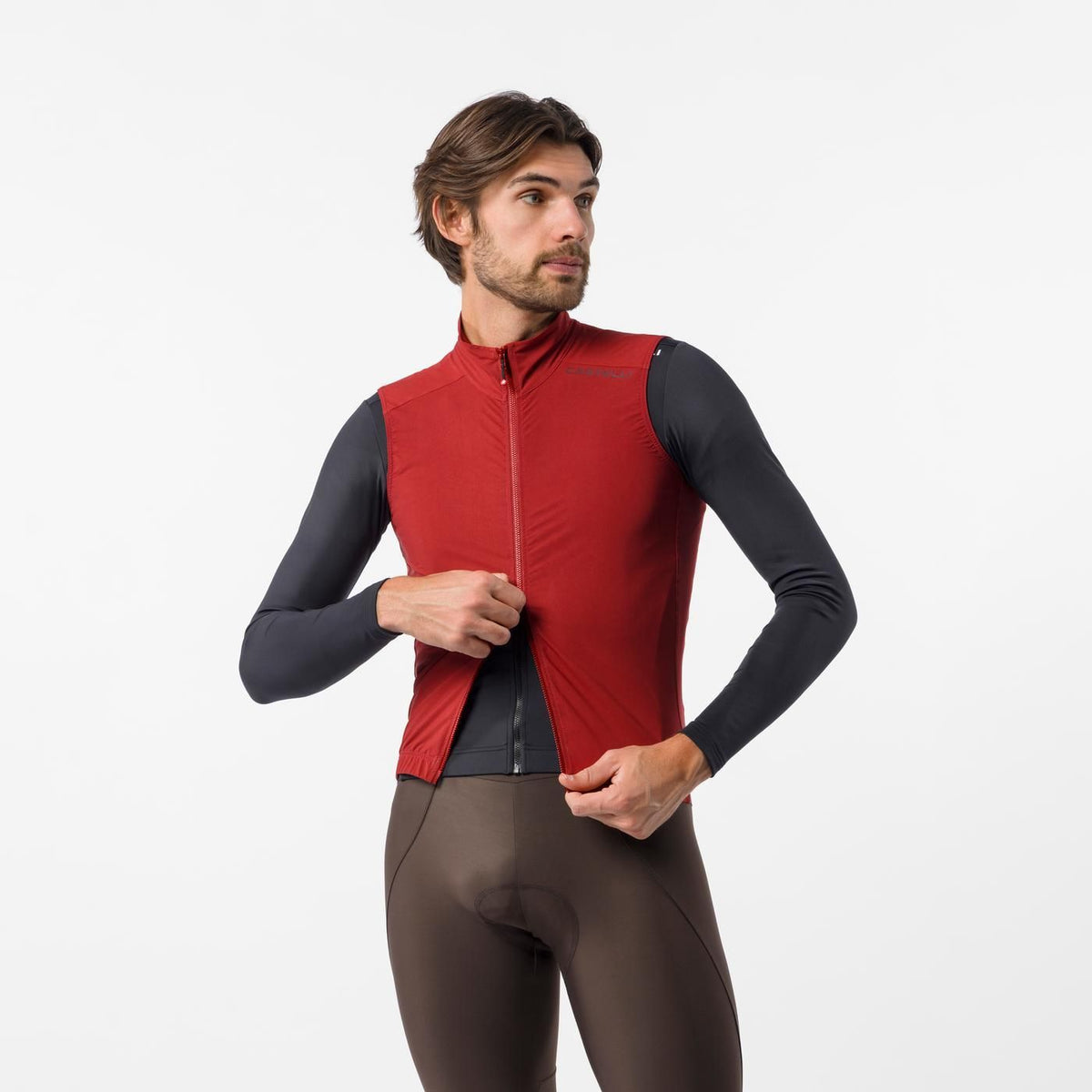 Veste Sans Manches CASTELLI ESPRESSO 2 Bordeaux