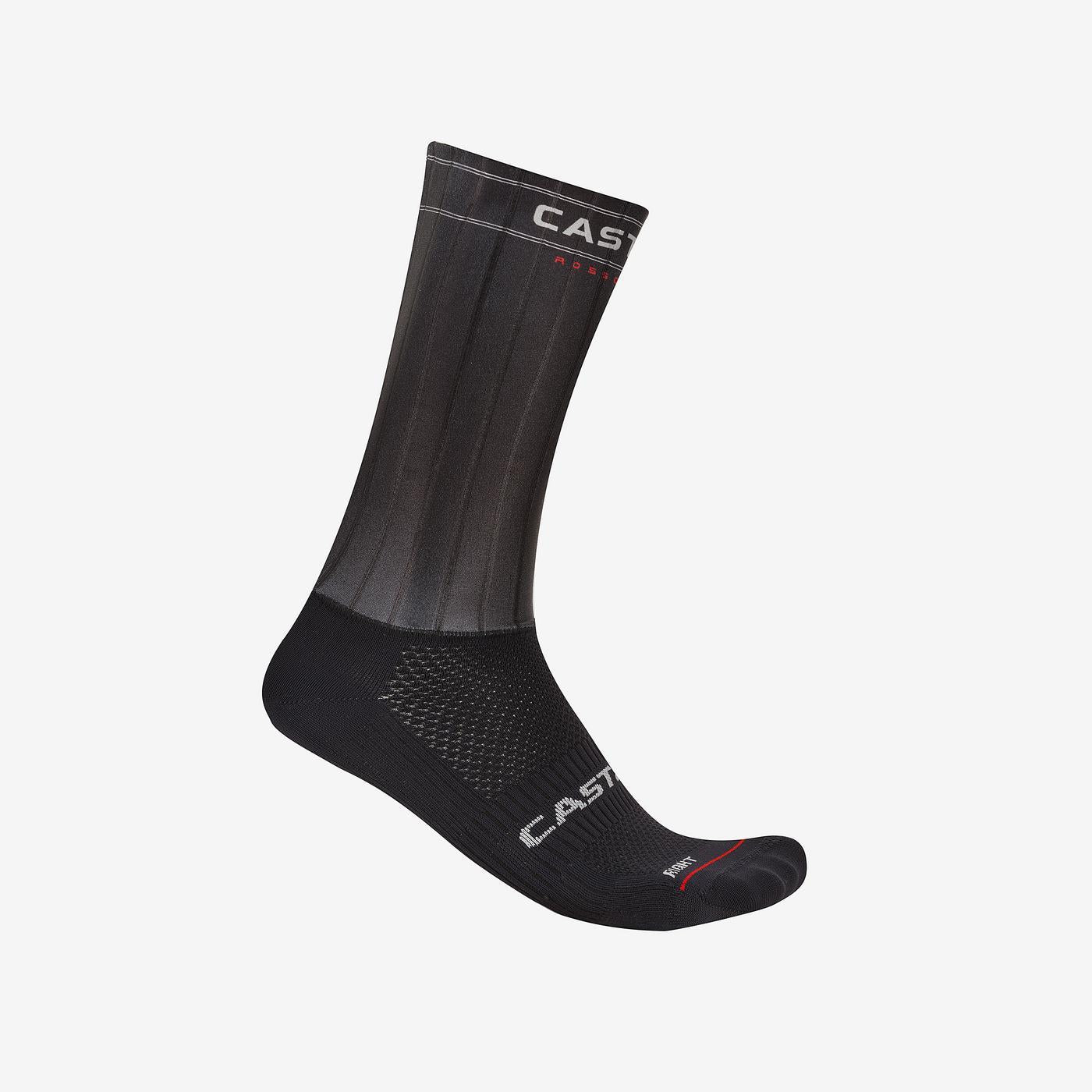 Chaussettes CASTELLI FAST FEET 4 Noir