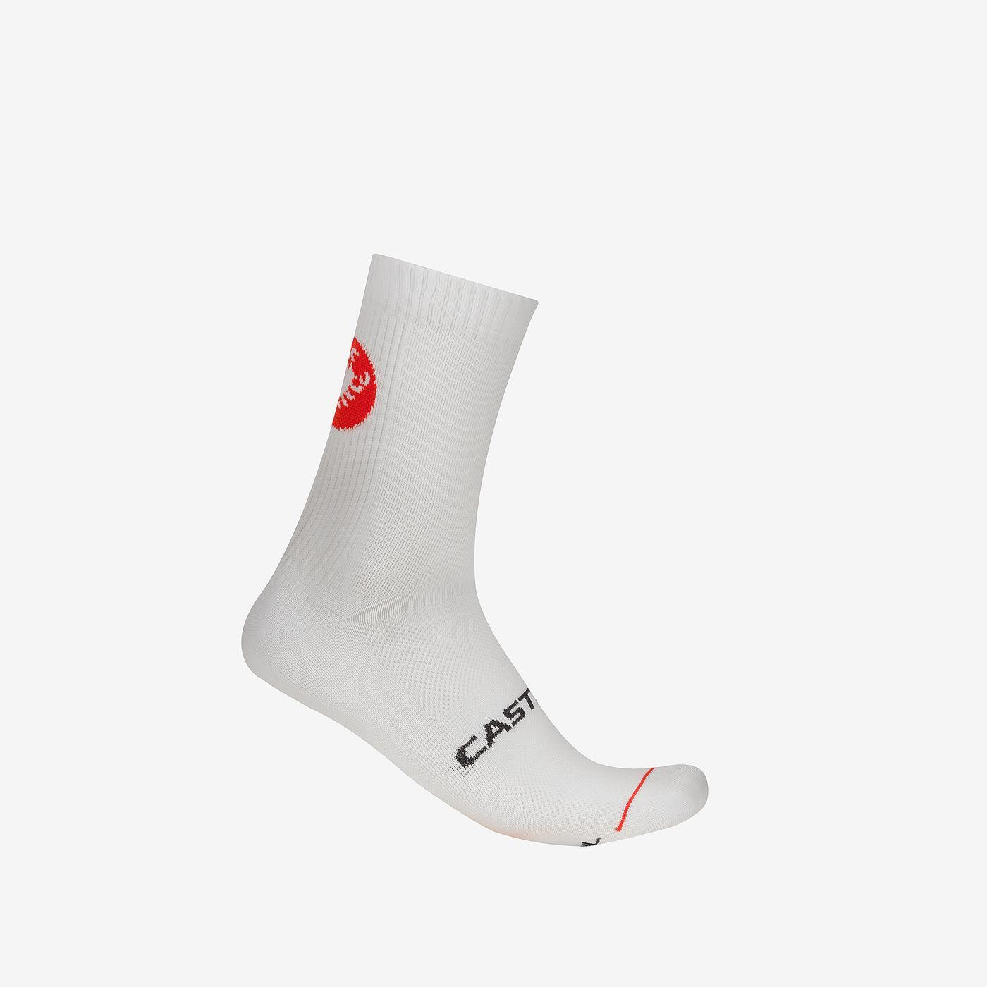 Chaussettes CASTELLI ENTRATA 12 Blanc