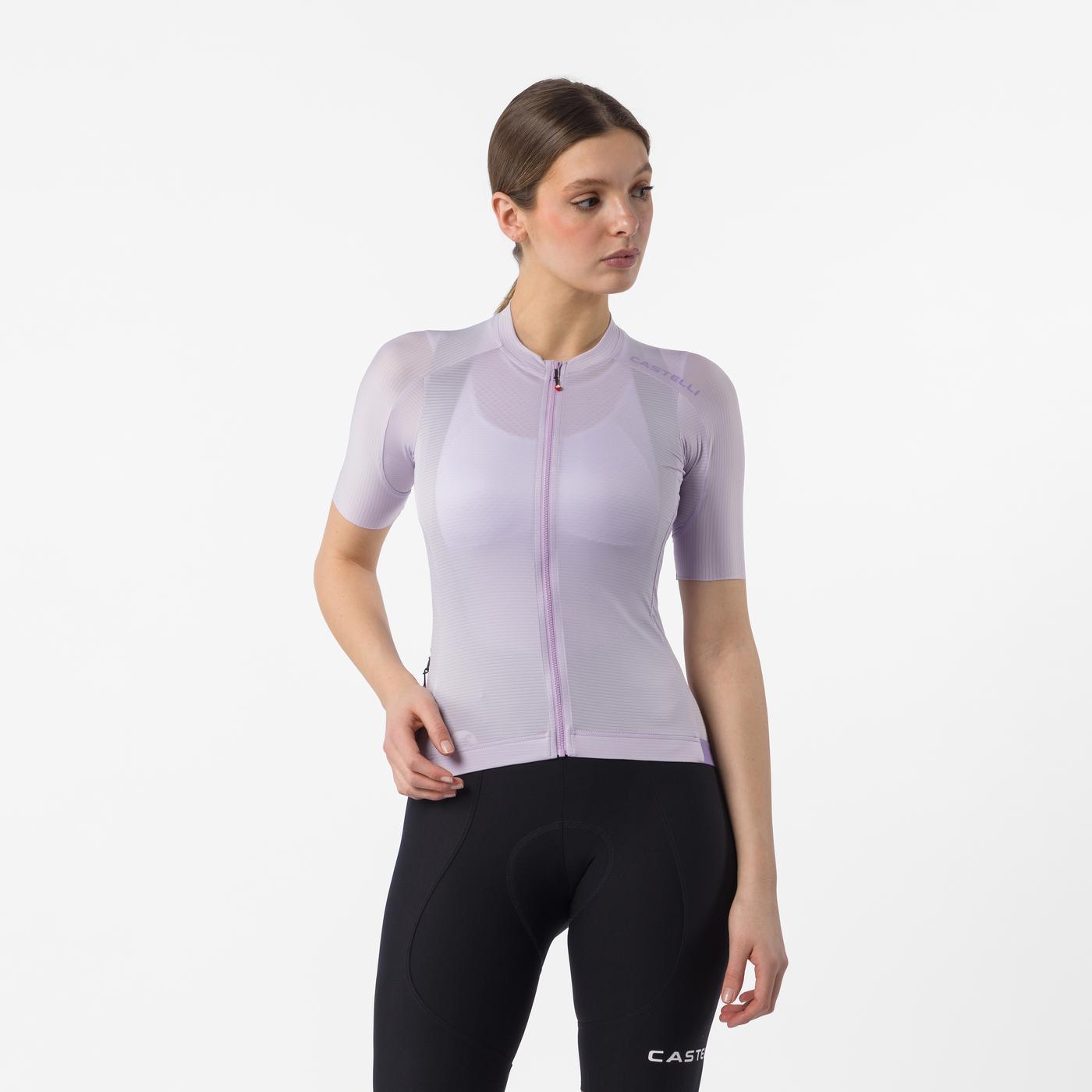 Maillot CASTELLI ESPRESSO 2 Femme Manches Courtes Purple Mist
