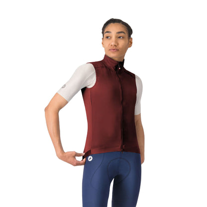 Veste Sans Manches CASTELLI ESPRESSO 2 Femme Bordeaux
