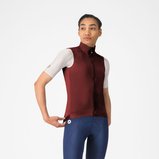 Veste Sans Manches CASTELLI ESPRESSO 2 Femme Bordeaux
