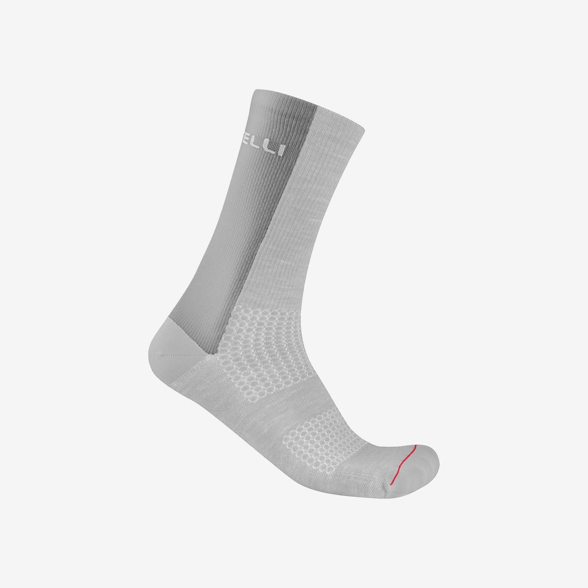 Chaussettes CASTELLI LOGO 18 MERINO Gris