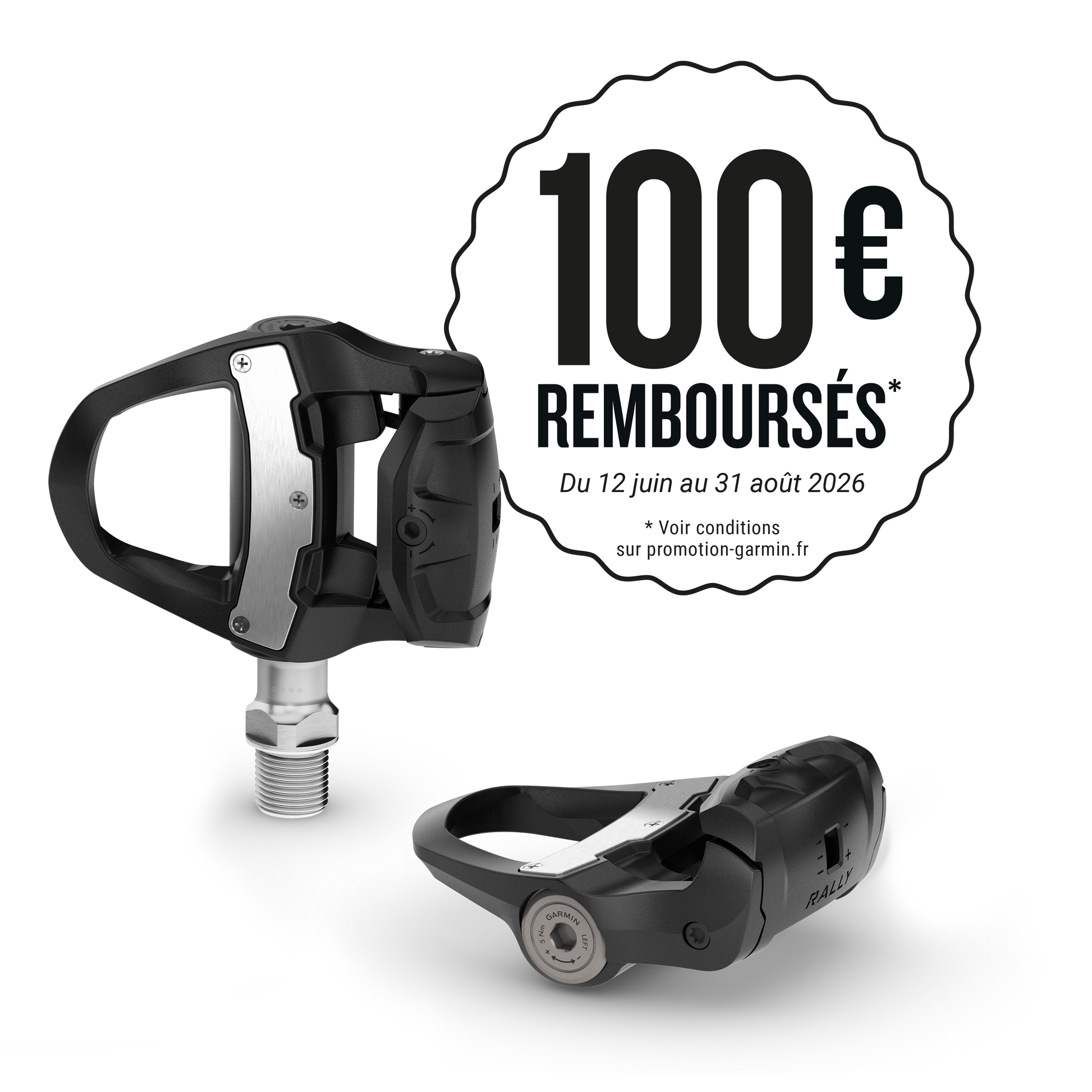 Pédales Capteur de Puissance GARMIN RALLY RK 110 – Probikeshop