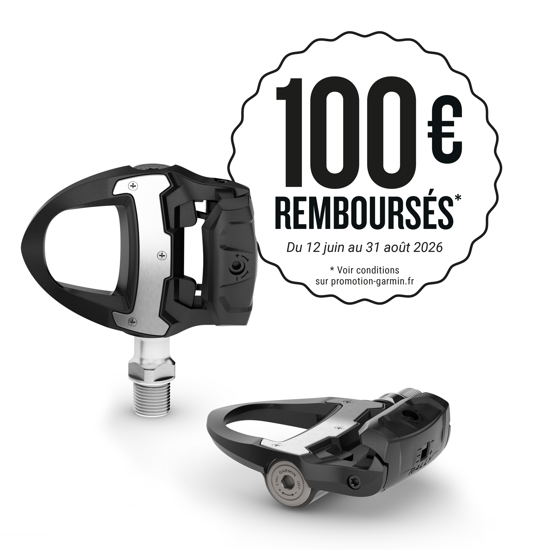 Pédales Capteur de Puissance GARMIN RALLY RS 110 – Probikeshop