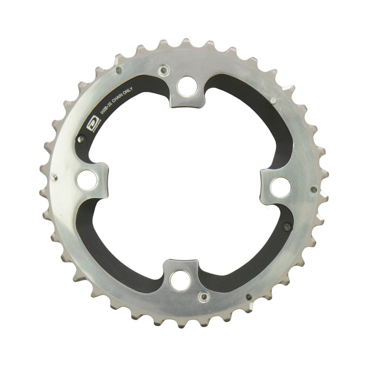 Plateau Extérieur SHIMANO XTR M980 10V 4 Trous 104mm — vue du plateau sur fond blanc