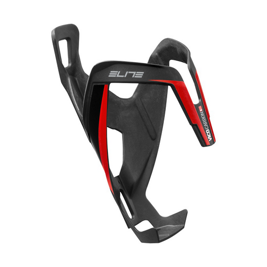 Porte-Bidon Carbone ELITE VICO Noir/Rouge Graphic