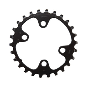 Plateau Intérieur SHIMANO SLX M7000 11V Double 4 Trous 64mm — vue du plateau sur fond blanc
