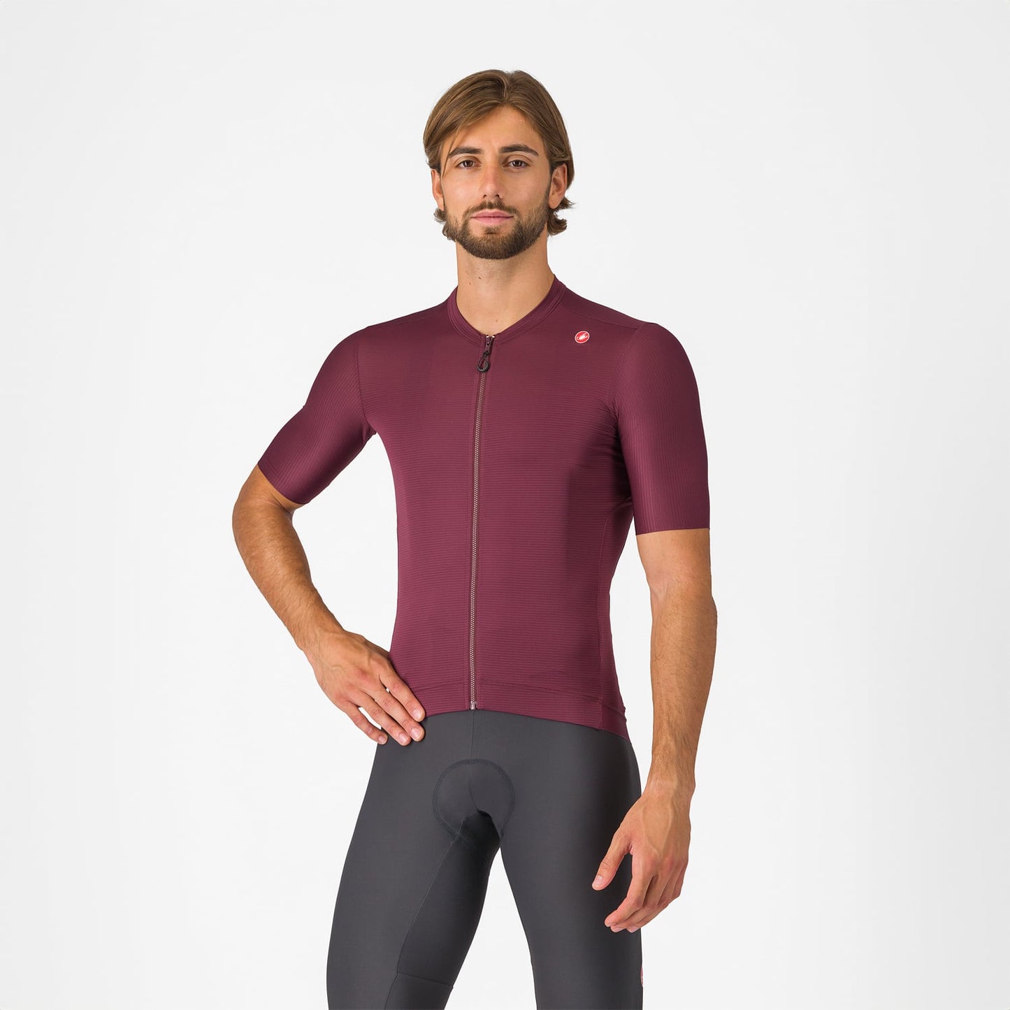 Maillot CASTELLI ESPRESSO Manches Courtes Bordeaux 2025