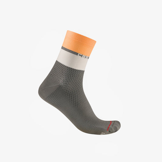 Chaussettes CASTELLI ELEGANTE 12 Femme Gris/Orange