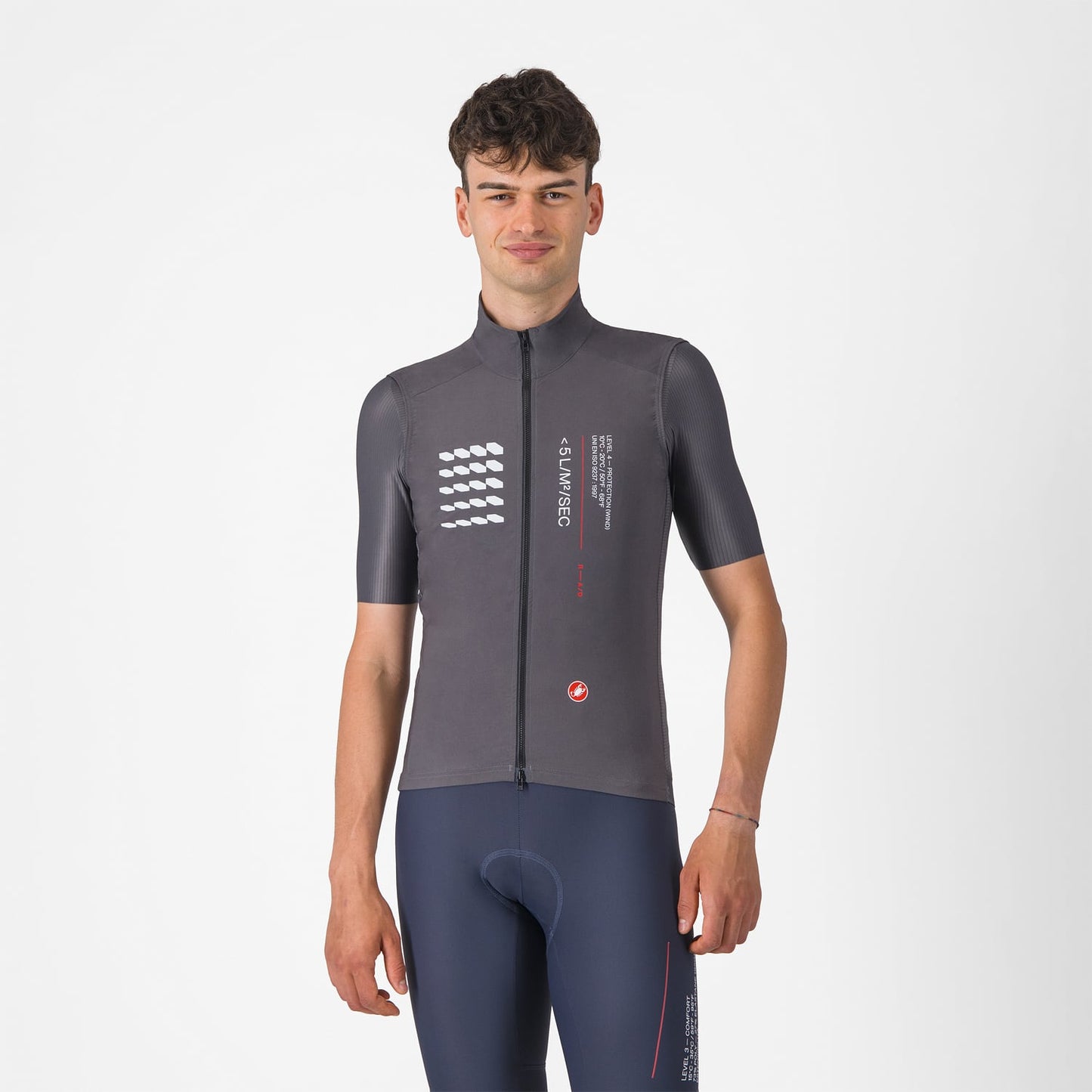 Veste sans Manches ESPRESSO R--A/D Gris Fumé