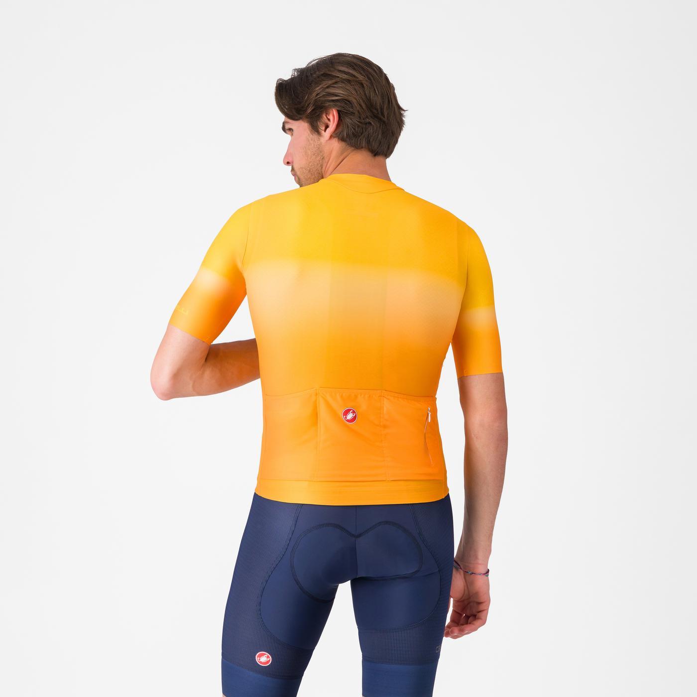 Maillot CASTELLI UPF Manches Courtes Orange