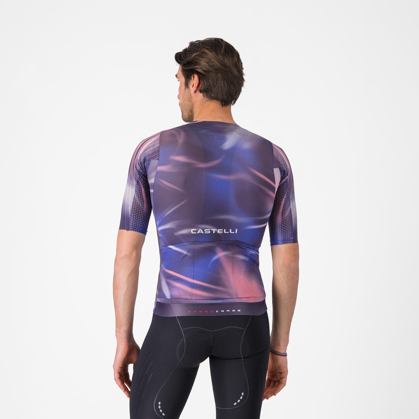 Maillot CASTELLI AERO RACE 8S Manches Courtes Violet