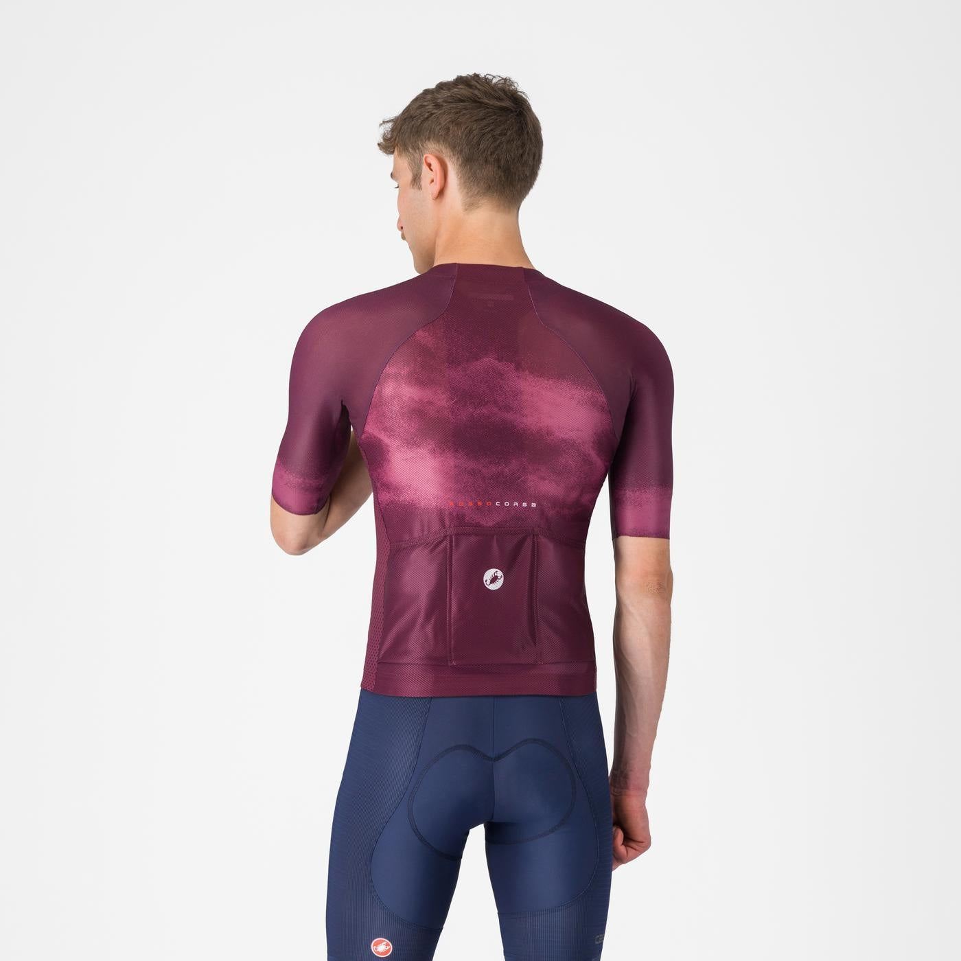 Maillot CASTELLI CLIMBER'S A/C Manches Courtes Bordeaux