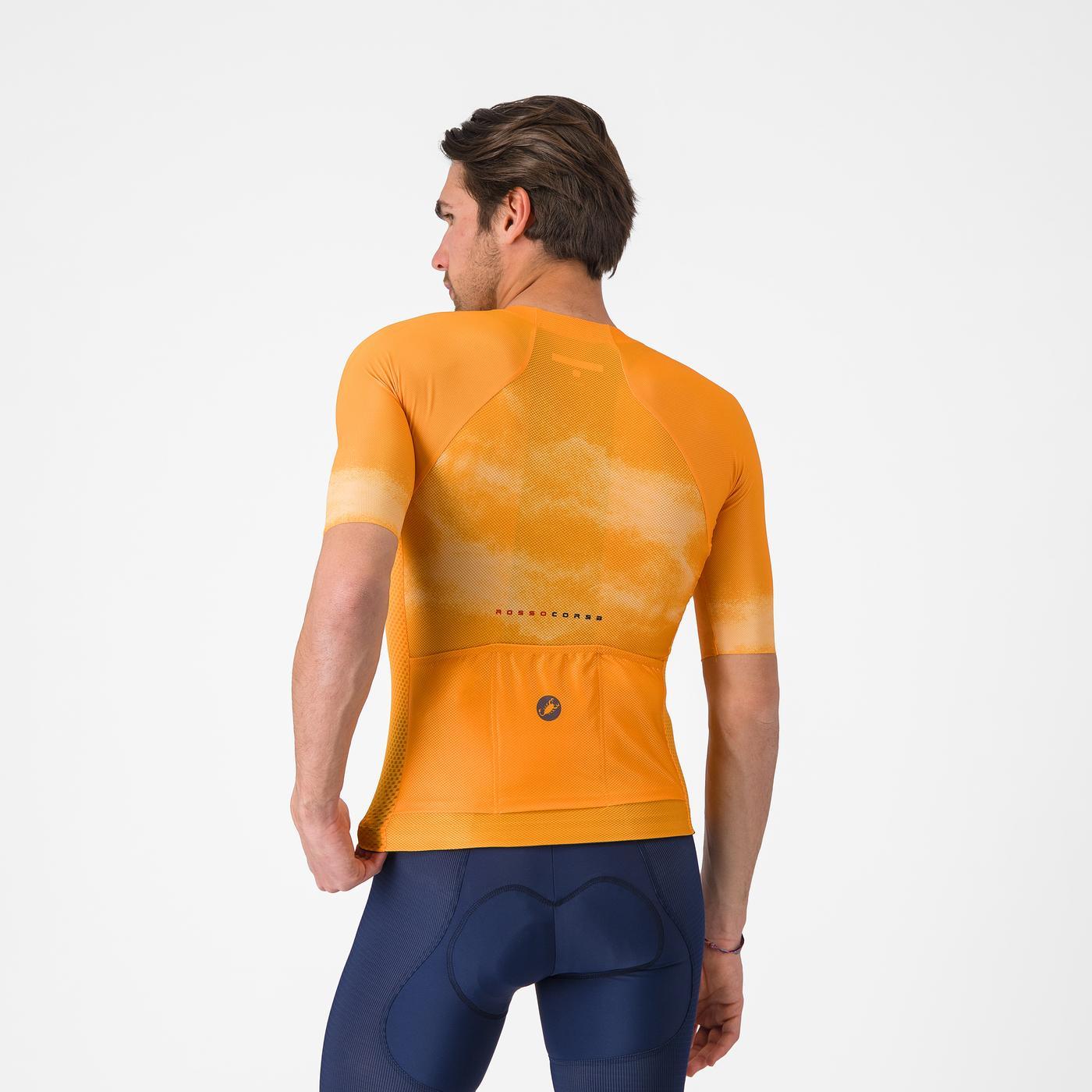 Maillot CASTELLI CLIMBER'S A/C Manches Courtes Orange