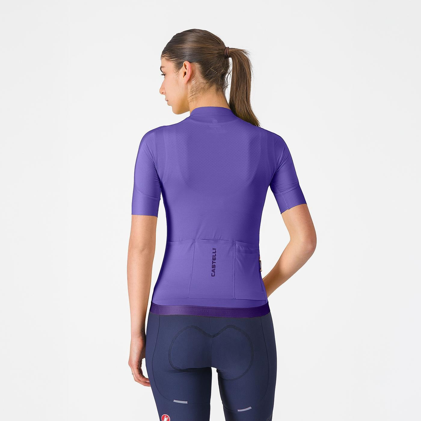 Maillot CASTELLI ESPRESSO 2 Femme Manches Courtes Violet