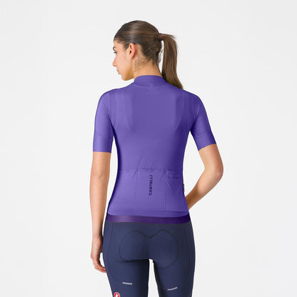 Maillot CASTELLI ESPRESSO 2 Femme Manches Courtes Violet