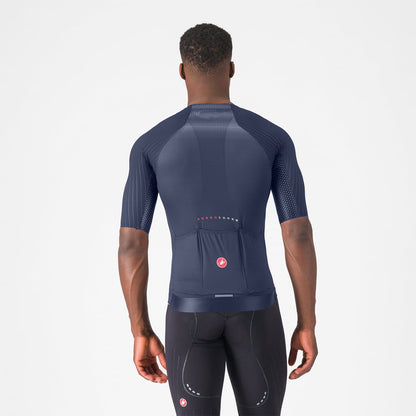 Maillot CASTELLI AERO RACE 8S Manches Courtes Marine
