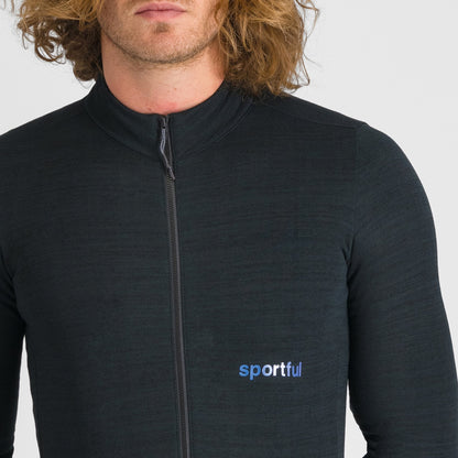 Maillot SPORTFUL SUPERGIARA WOOL Manches Longues Noir