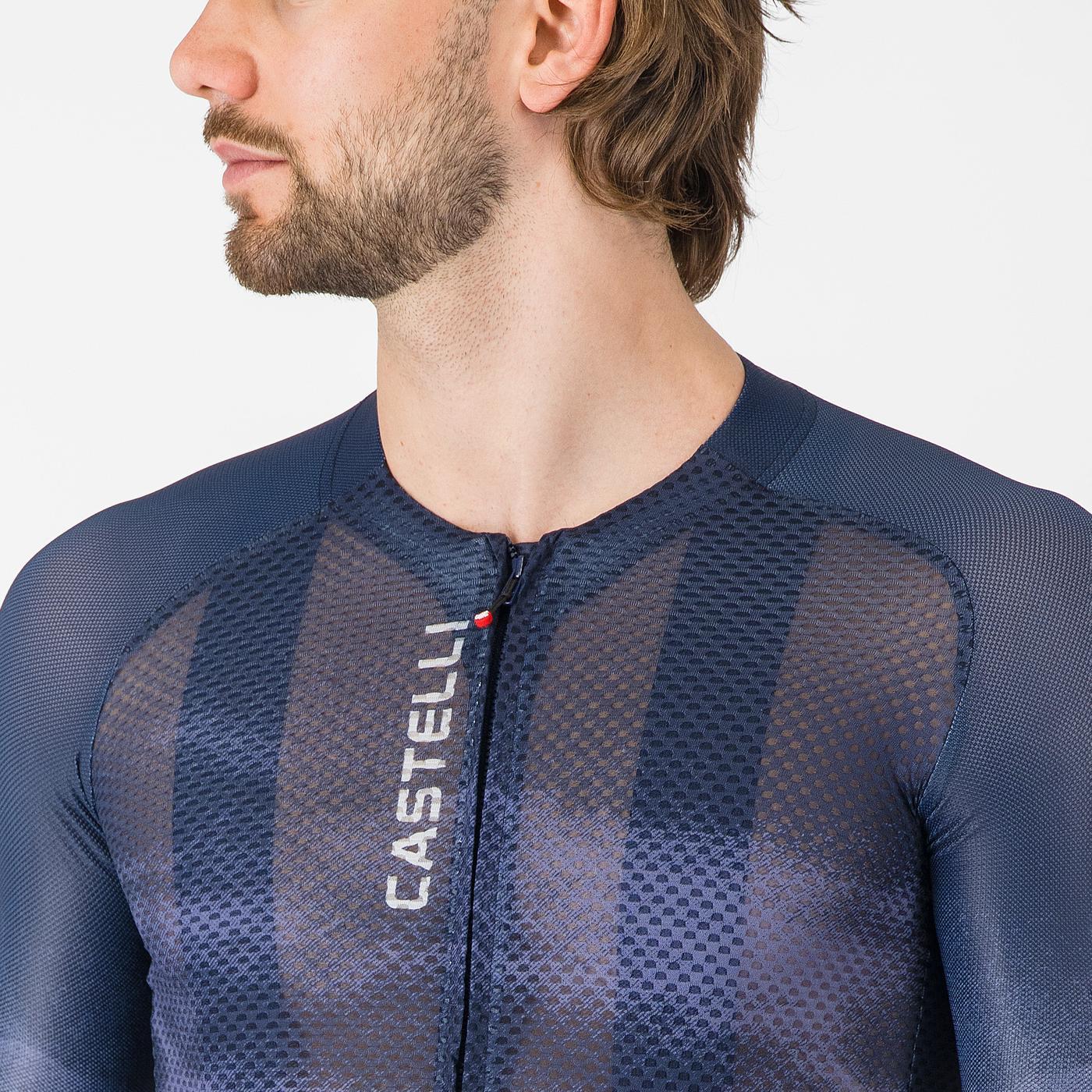 Maillot CASTELLI CLIMBER'S A/C Manches Courtes Marine